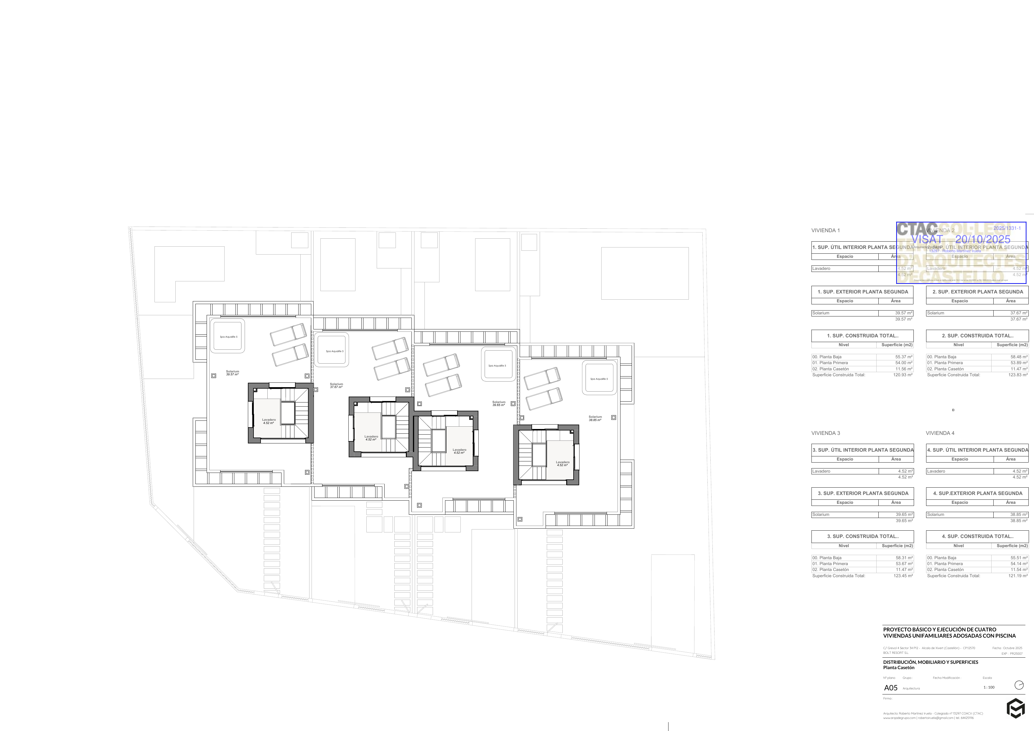 Planta casetón de Bolt Resort