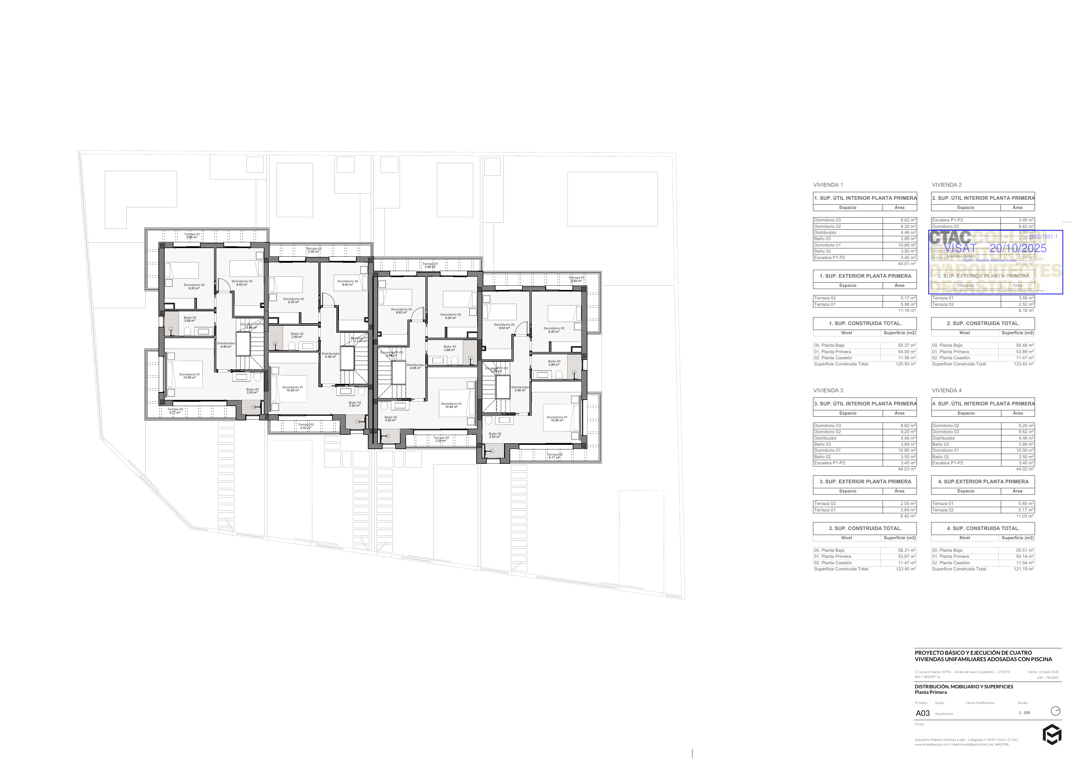 Planta primera de Bolt Resort